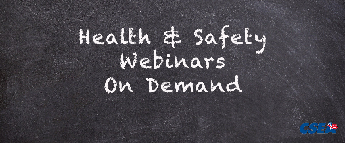 Health and Safety Webinars on Demand
