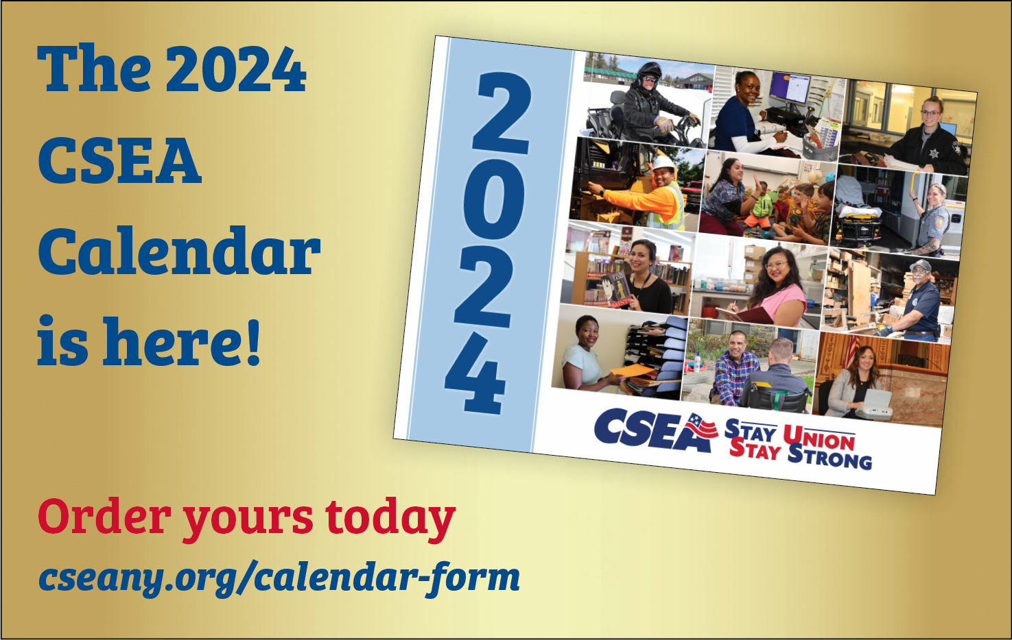 2024 csea calendars are available now
